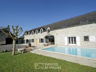 Peaceful Stone Retreat with Mountain Views