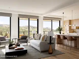 Corner Unit with a Balcony on the Mountain Side of Stratos