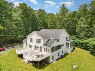 Elegant 11+ Acre Retreat with Spacious Deck