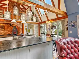 One-Of-A-Kind Hand-Crafted Post-And-Beam Home