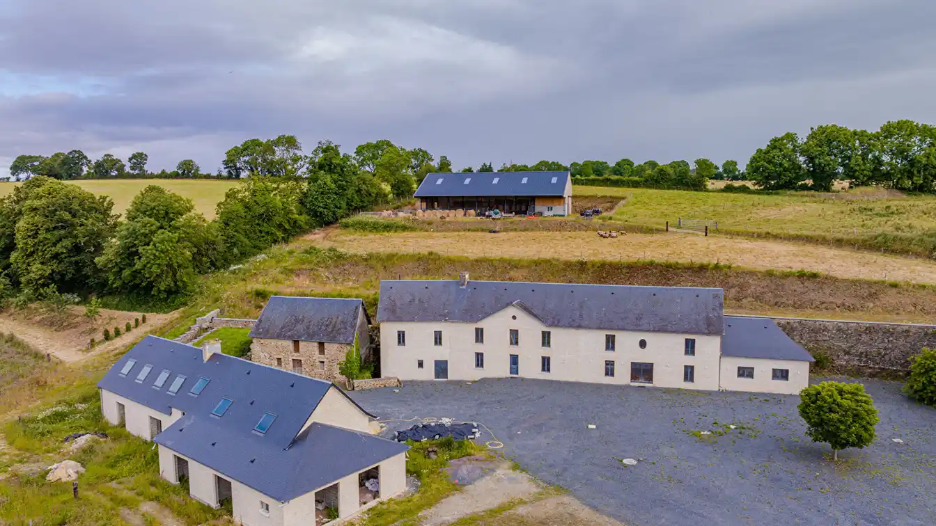 Great Compound Including a Renovated Grain Mill
