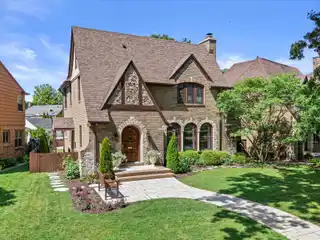 Storybook Tudor Steps from Lake Michigan