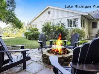 Beautiful Ranch Home Steps from Lake Michigan