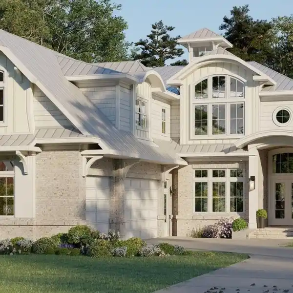 WATERFRONT MODERN BRICK HOME