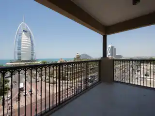 Unmatched Burj Al Arab Views from Corner Lamtara Unit