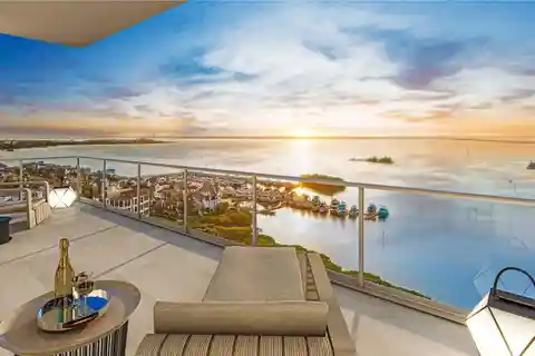 Residence on the Grounds of Exclusive Gated Waterfront Community