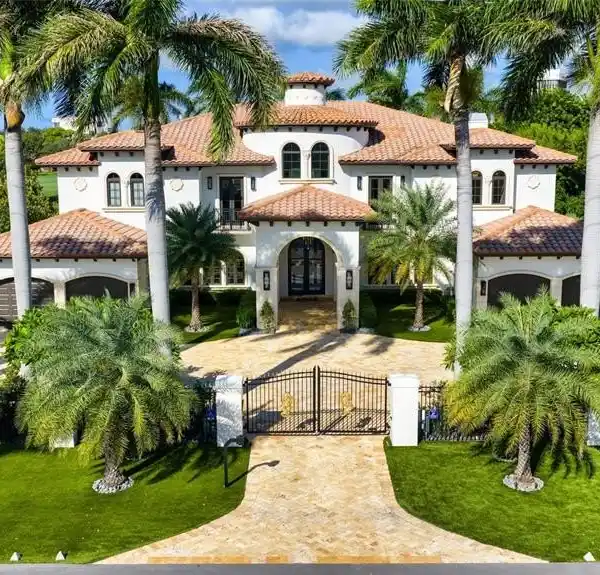 GATED PALM BEACH-INSPIRED ESTATE