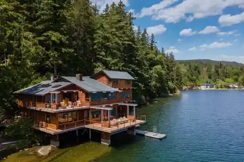 Architecturally Designed Gated Estate on Lake Whatcom