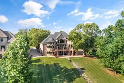 French Manor Elegance on Lake Wheeler