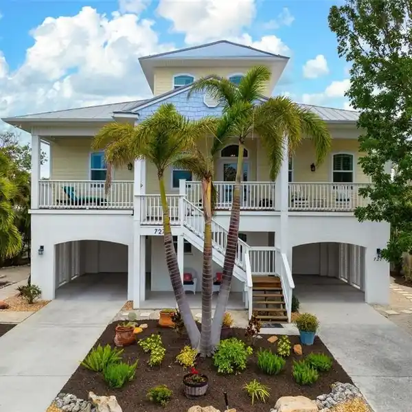 ELEVATED CANAL-FRONT HOME