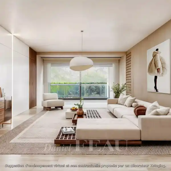 GARDEN-VIEW APARTMENT WITH DOUBLE BALCONIES