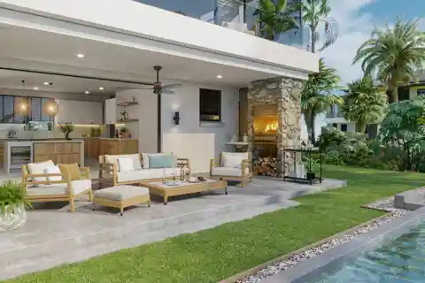 Elegant Mauritian Villa with Wrap-Around Balcony