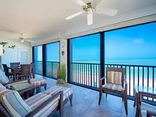 Beachfront End Unit with Sweeping Gulf Views