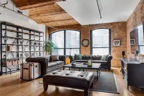 Sophisticated Loft with Industrial-chic Renovation
