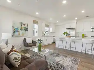 Light-flooded Corner Home