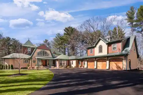 Shingle-style Home with Carriage Home on over Six Acres