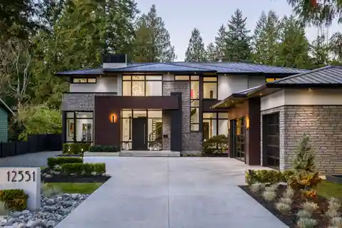 Modern Masterpiece on a Private 1/2 Acre Property