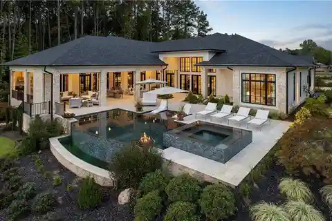 Exquisite Modern Transitional Lakeside Home