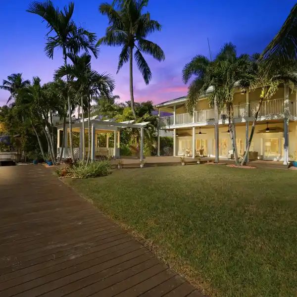 REMODELED KEY WEST-STYLE WATERFRONT HOME