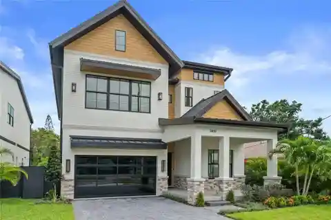 Farmhouse Charm Meets Sleek Contemporary Design