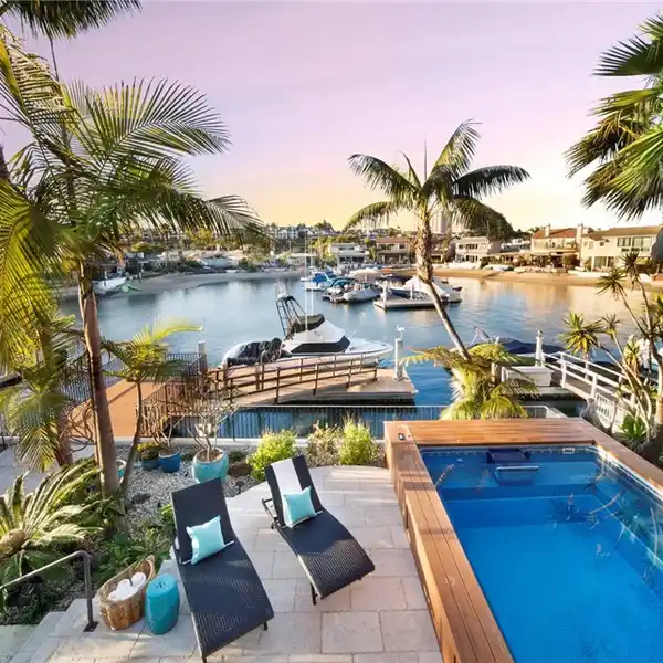 PRESTIGIOUS DOUBLE-LOT WATERFRONT ESTATE ON NEWPORT ISLAND