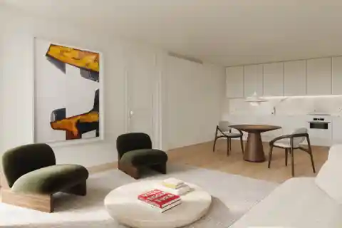 Sophisticated Apartment with Generous Spaces and Contemporary Design