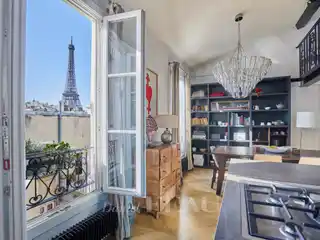 Split-Level with Iconic Eiffel Views