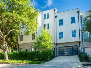 Architectural Townhome with Skyline Views and Zen Garden