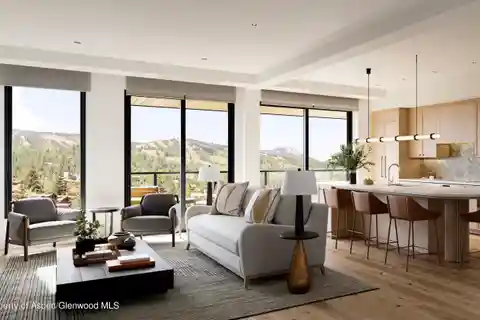 Corner Unit with a Balcony on the Mountain Side of Stratos