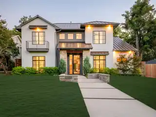 Exquisite Custom Residence with Lush, Modern Landscaping