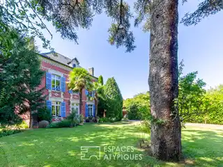 Charming Mansion with Lush Garden