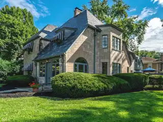 Iconic Home with Striking Limestone Exterior