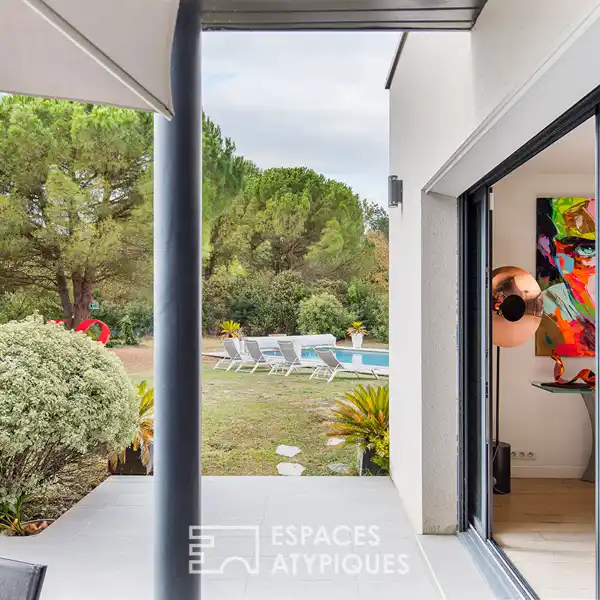 CONTEMPORARY THREE-LEVEL HOME