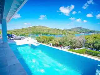 Beautiful English Harbor Villa with Expansive Outlook