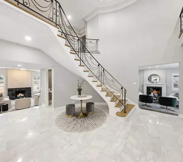 RARELY OFFERED RESIDENCE IN GATED BURR RIDGE CLUB