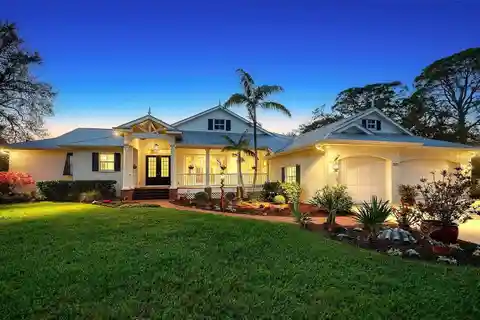 Exquisite Custom-built Coastal Home in a Gated Waterfront Community