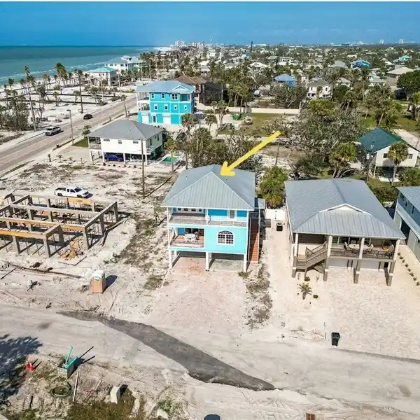 COASTAL BEACH HOME STEPS FROM THE GULF