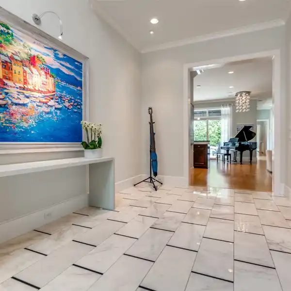 EXCEPTIONAL TRANSITIONAL HOME ON A CORNER LOT