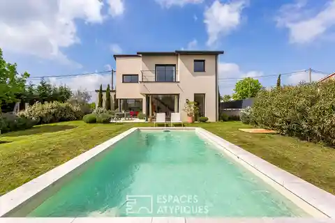 Contemporary Home on a Beautiful Lot with Pool