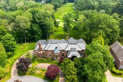 Custom All-brick Colonial with Breathtaking Golf Course Views