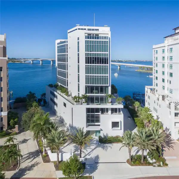 EXTRAORDINARY TWO-STORY RESIDENCE IN THE AQUA BUILDING
