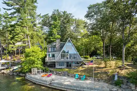 Lakeside A-Frame on Newfound Lake