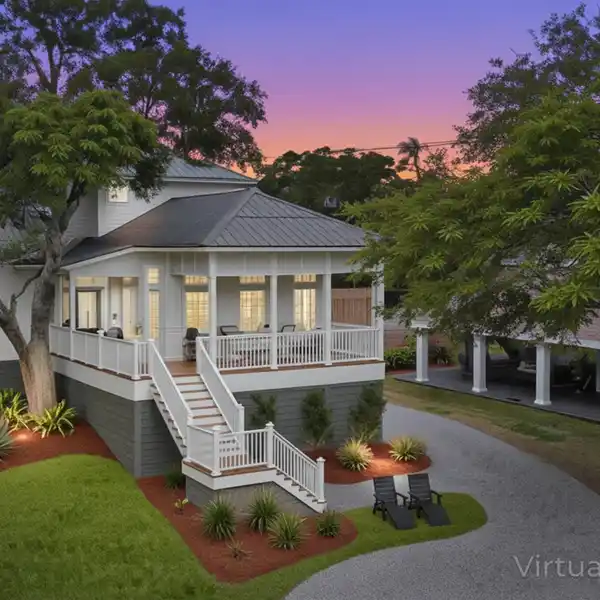 CUSTOM COASTAL ELEGANCE WITH BAYOU AND BEACH VIEWS