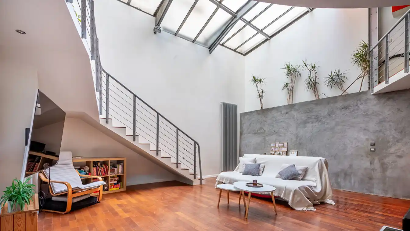 Contemporary Two-level Loft
