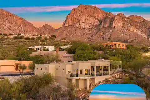 Contemporary Desert Retreat Perched on Quiet Hillside
