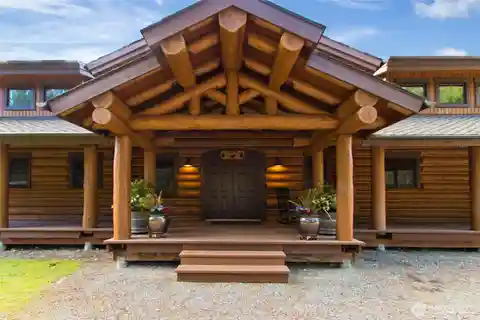 Unparalleled Luxury Log Home