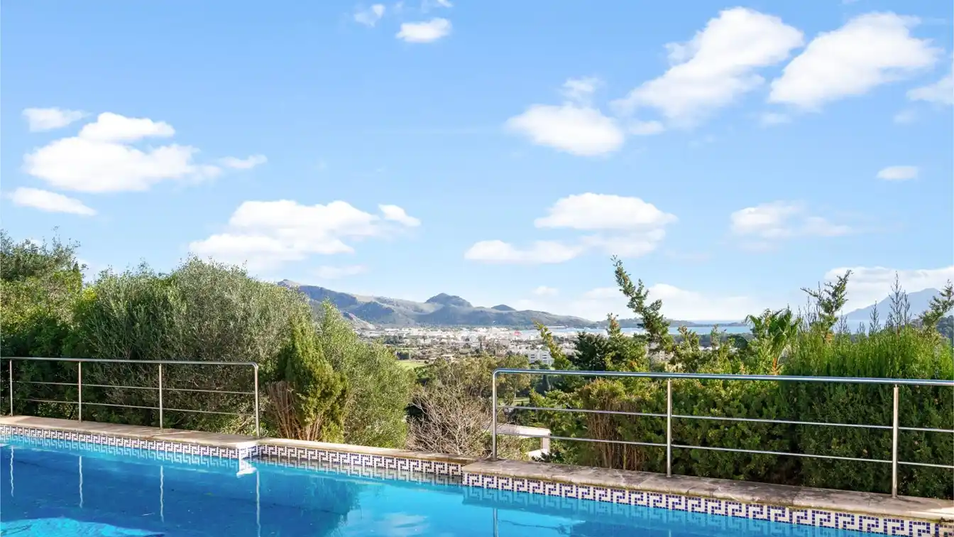 Elegant Villa with Stunning Views of the Bay of Puerto De Pollensa