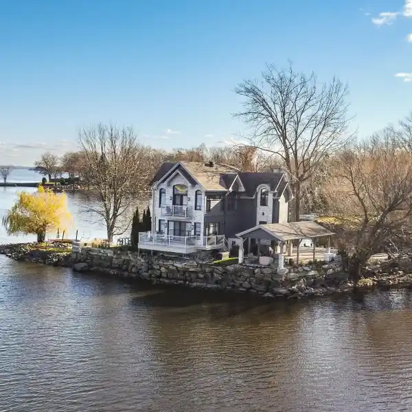 UNPARALLELED WATERFRONT LIVING ON A PRIVATE PENINSULA