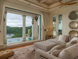 Villa Santorini: Four-Level Oceanview Estate Nestled in the Hillside of Las Catalinas
