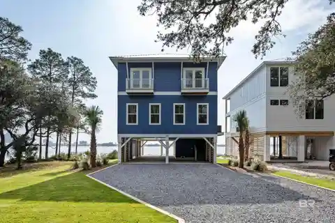 New Waterfront Home Full of Custom Features